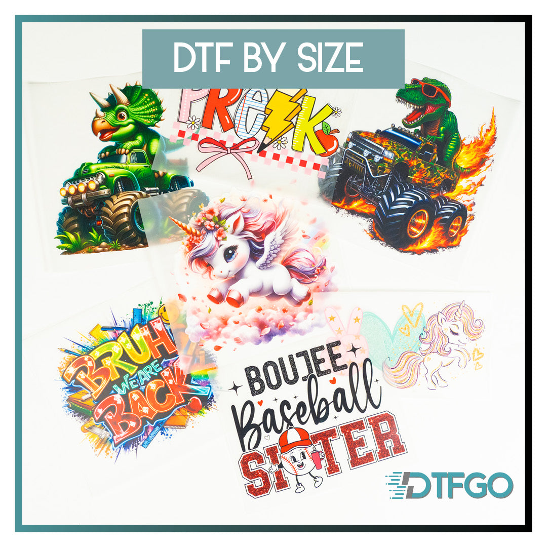 DTF Transfers by Size